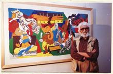 M F Husain show presented by Indiaart Gallery