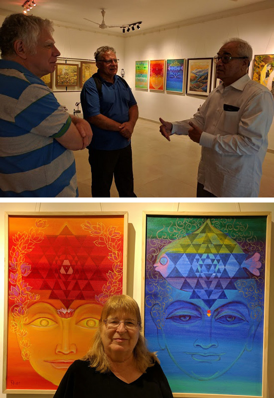Guests from Israel at Indiaart Gallery - 1