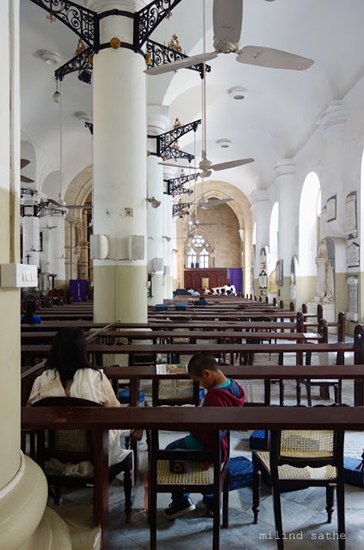 Inside St. Thomas Cathedral, Mumbai