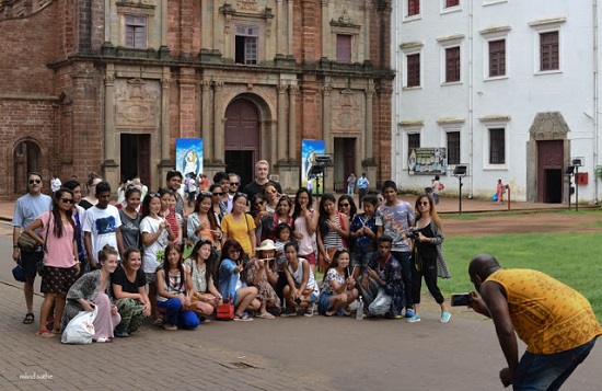 Group Photo at Basilica Bom Jesus, Old Goa