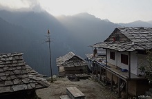 At village Shoja, Himachal