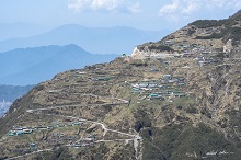 Mountain roads in Sikkim