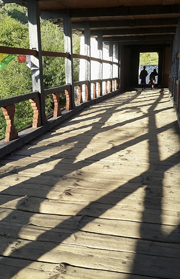 Shadows at Paro dzong