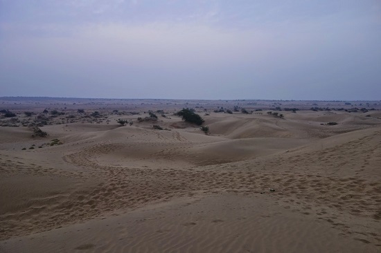 Sand dunes near Jaisalmer