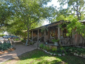 Several boutique stores and studios at Gruene