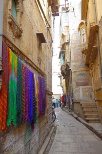 Narrow lanes at Jaisalmer