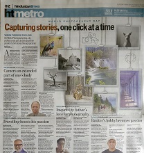 World Photography Day - Feature in Hindustan Times